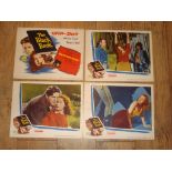 REIGN OF TERROR aka THE BLACK BOOK (1949) (Robert Cummings) - US Lobby Cards (numbers 1, 2, 3 and