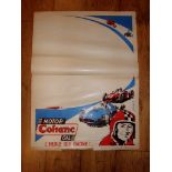 COFRANC MOTOR OIL (1950S)- Advertising poster - blank area for overprinting by local dealer /