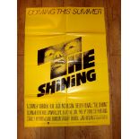 THE SHINING (1980) (Jack Nicholson) - UK Advance One Sheet Folded