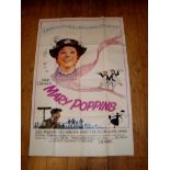 MARY POPPINS (1964) UK 60" X 40" Folded