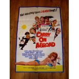CARRY ON ABROAD (1972) UK One Sheet (27" x 40") Folded