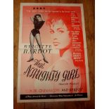 THAT NAUGHTY GIRL (1956) US One Sheet (27" x 41") Folded