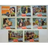 REBECCA (1940) (1949 RE-RELEASE) US lobby cards (8), a David O. Selznick film starring Laurence