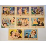 ONLY YESTERDAY (1933)Set of 8 Lobby Cards (Margaret Sullavan & John Boles) (8) 11 x 14in. (28 x