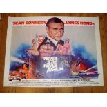 NEVER SAY NEVER AGAIN (1983) James Bond Main Art UK Quad Film Poster (30" x 40") Rolled,