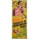 REBECCA OF SUNNYBROOK FARM (1938) Insert - (Shirley Temple & Randolph Scott) 36 x 14in. (91 x