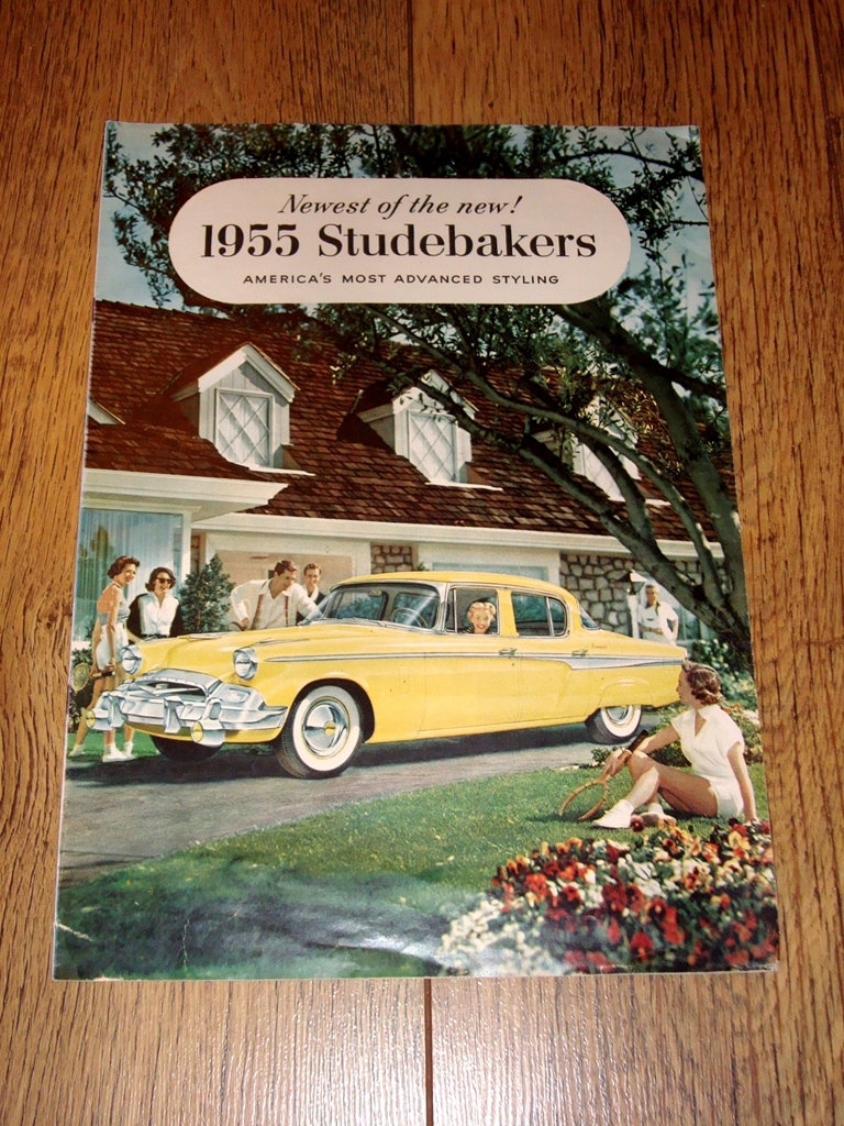 AUTOMOBILIA - A 1955 Studebaker Range Brochure