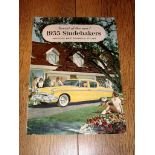 AUTOMOBILIA - A 1955 Studebaker Range Brochure