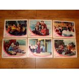 GENEVIEVE (1953) US Lobby Cards (11" x 14") from first US release in 1954. Set of 6.