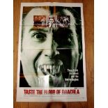 TASTE THE BLOOD OF DRACULA (1970) (Christopher Lee) - US One Sheet (27" x 41") Folded