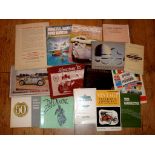 AUTOMOBILIA - A group of Pamphlets and Books dating from 1940s to 80s as pictured