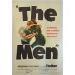 "THE MEN" (1950) USOne sheet (signed by Stanley Kramer & Fred Zinneman) 41 x 27in. (104 x 69cm)