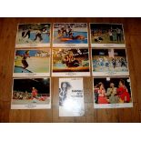 KANSAS CITY BOMBER (1972) US Lobby Cards complete set of 8 and press book