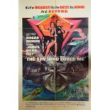 THE SPY WHO LOVED ME (1977) US One Sheet (27" x 41") (Roger Moore) 41 x 27in. (104 x 69cm) Folded