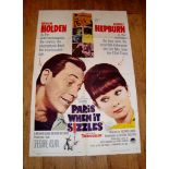 PARIS WHEN IT SIZZLES (1964 ) (Audrey Hepburn) - US One Sheet (27" x 41") Folded