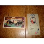 AUTOMOBILIA - A Pair of 1923 postcard sized leaflets for Ford Closed Cars and the Ford Sedan/Coupe -