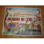 ROBIN HOOD (1973) (Disney) UK Quad (30" x 40") Folded