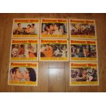 ELEPHANT WALK (1954) (Elizabeth Taylor) - US Lobby Cards complete set of 8