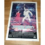 SATURDAY NIGHT FEVER (1979) US One Sheet Movie Poster (27" x 41") (27" x 41". John Travolta disco