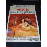 CLEOPATRA (1965 - First Italian Release) - Elizabeth Taylor, Richard Burton - Italian 2 Fogli Film