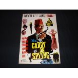 CARRY ON SPYING (1964) - Campaign Book - Flat. Fair to Good - Damp damage to top right