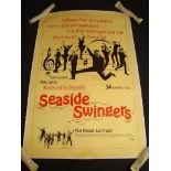 SEASIDE SWINGERS (1964) - Freddie and the Dreamers, John Leyton - Rolled - Linen Backed -Good