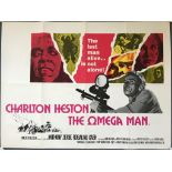 THE OMEGA MAN (1971) - 30" x 40" (76 x 101.5 cm) - UK Quad Film Poster - Tom Chantrell Artwork -