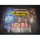 THE WATCHER IN THE WOODS (1980) - UK Quad Film Poster Folded. Fine