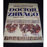 DR ZHIVAGO (1965) - (US Three Sheet Movie Poster - Style B - Folded. Fair