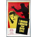 I MARRIED A MONSTER FROM OUTER SPACE (1958) - 27" x 41" (68.5 x 104 cm) - US One Sheet Movie