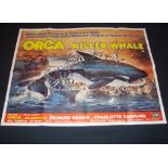 ORCA (1977) - UK Quad Film Poster Folded. Fine