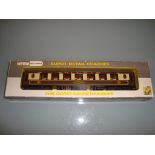 A Wrenn W6001AG Pullman coach in brown/cream livery named Agatha - Very Good, Good box