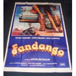 FANDANGO (1985) - Kevin Costner and Judd Nelson - Italian 2 Fogli Movie Poster - Folded. Fair to