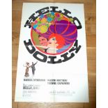 HELLO DOLLY! (1969) US One Sheet Movie Poster (27" x 41") Spectacular Bob Peak art for this