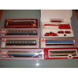 A group of coaches and wagons by Lima, Dapol, Airfix and Hornby - mostly boxed as lotted - Very