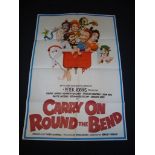 CARRY ON ROUND THE BEND (1971) - UK / International One Sheet Movie Poster - Folded. Fine