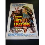 CHROME AND HOT LEATHER (1971) - US One Sheet Movie Poster - Folded. Good