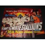 FLIGHT OF THE WHITE STALLIONS (1963) - UK Quad Film Poster. Folded. Fine