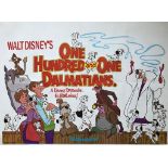 WALT DISNEY Lot x 6 - All 30" x 40" (76 x 101.5 cm) - UK Quad Film Poster - Very Fine on average -