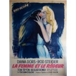 THE UNHOLY WIFE - “La Femme et Le Rodeur” (1957) - 45" x 62" (114.5 x 157.5) - French Grande Movie