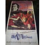 SATANIC RITES OF DRACULA (1974) - Christopher Lee, Peter Cushing - US 3 Sheet International One