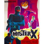 MISTER X (1965) - 45" x 62" (114.5 x 157.5) - French Grande Movie Poster Affiche - Constantin