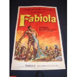 FABIOLA (1951) - US One Sheet Movie Poster - Folded. Fair to Good