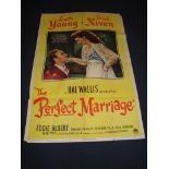 THE PERFECT MARRIAGE (1946) David Niven - US One Sheet Style A Movie Poster - Folded. Fair to Good