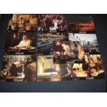 TITANIC (1997) - 10 US Movie Lobby /Scene Cards. Good