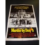 MURDER BY DEATH (1976) - Peter Falk, Alec Guinness, Peter Sellers - US One Sheet Movie Poster -