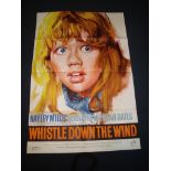 WHISTLE DOWN THE WIND (1961) - UK / International One Sheet Movie Poster - Folded. Fine