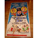 THE CAPTAIN'S TABLE (1959) British Three Sheet Movie Poster (39¾" x 78½"). Censor stamp middle left.