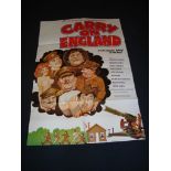 CARRY ON ENGLAND (1976) - UK / International One Sheet Movie Poster - Folded. Fine