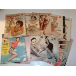 A complete 6 months set of Picturegoer magazine from January to June 1957